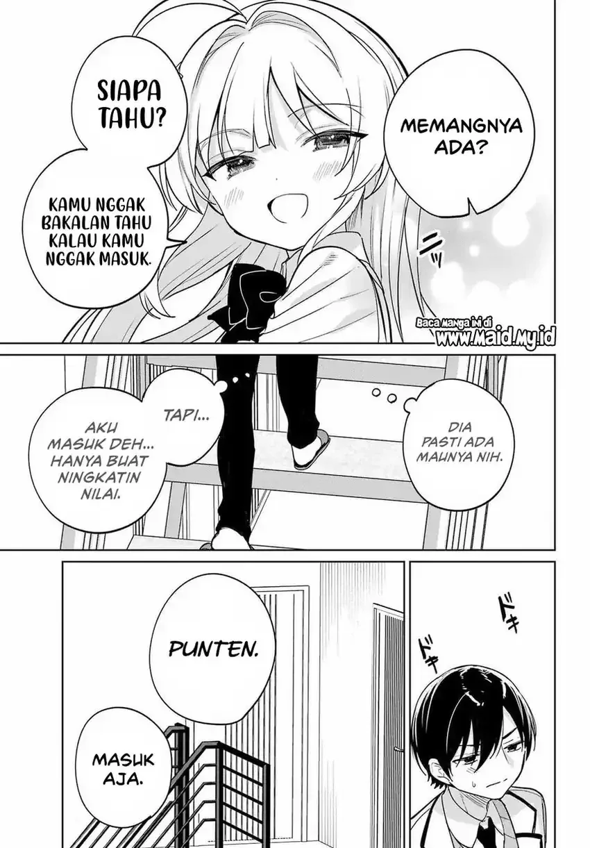 Halaman 12 — Remote Jugyou ni Nattara Class 1 no Bishoujo to Doukyo suru Koto ni Natta Chapter 18