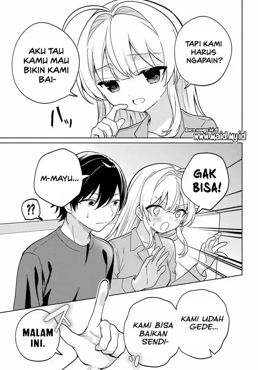 Halaman 34 — Remote Jugyou ni Nattara Class 1 no Bishoujo to Doukyo suru Koto ni Natta Chapter 18