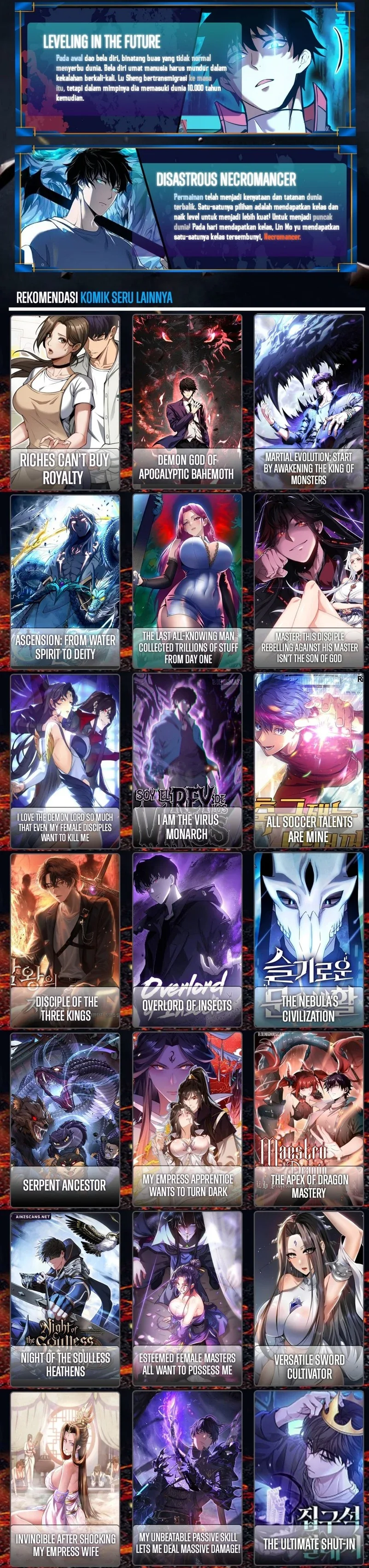 Halaman 13 — Disastrous Necromancer Chapter 235