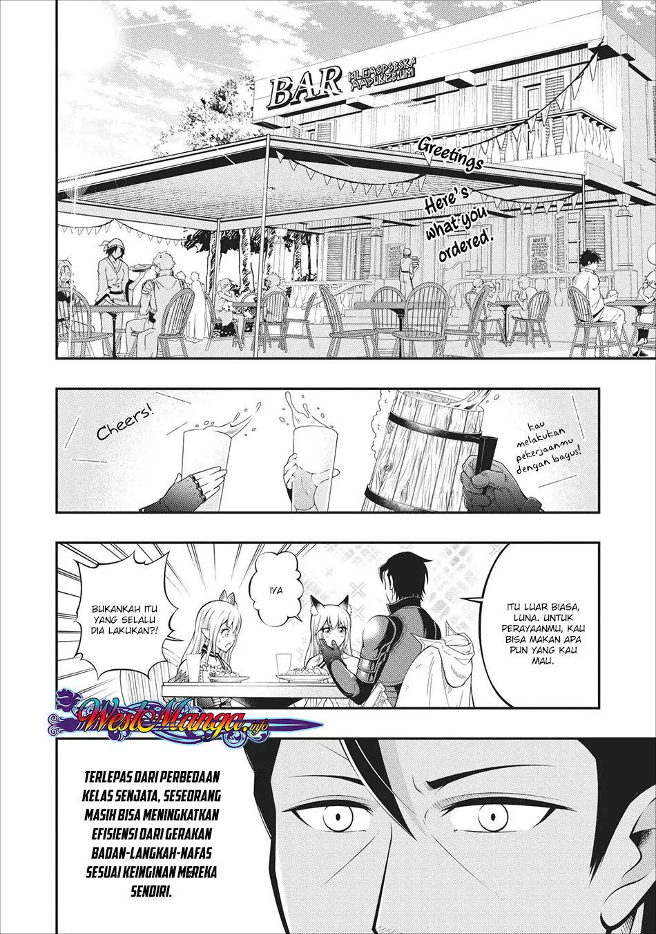 Halaman 4 — Sono Ossan, Isekai de Nishuume Play wo Mankitsuchuu Chapter 5