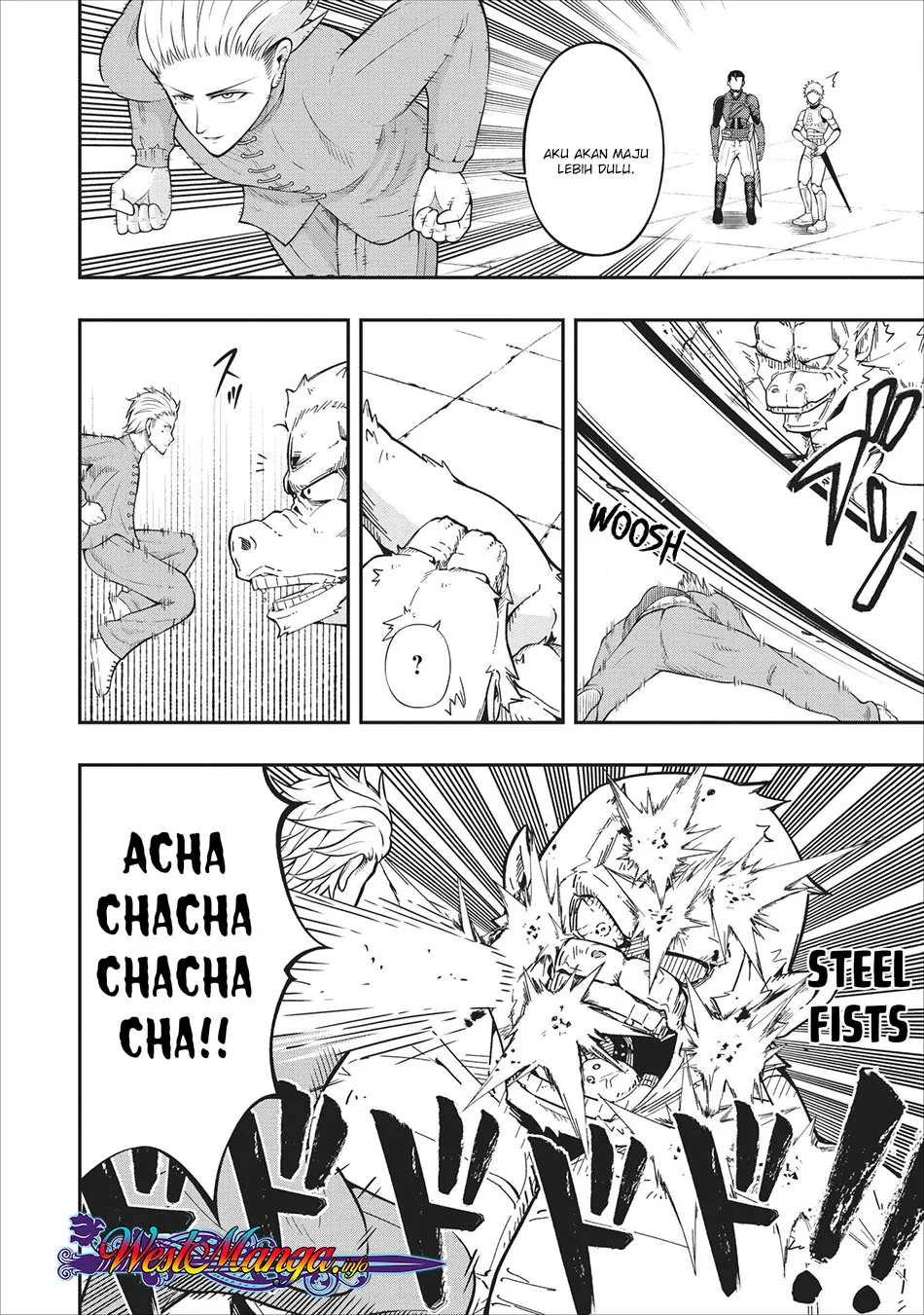 Halaman 12 — Sono Ossan, Isekai de Nishuume Play wo Mankitsuchuu Chapter 5