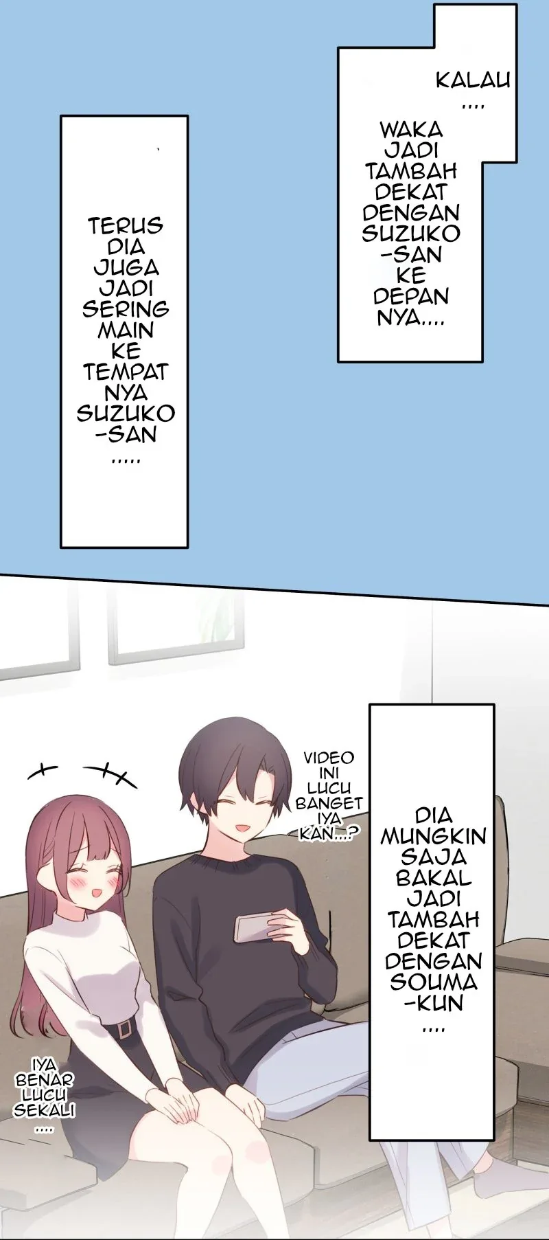 Halaman 32 — Waka-chan Is Flirty Again Chapter 136
