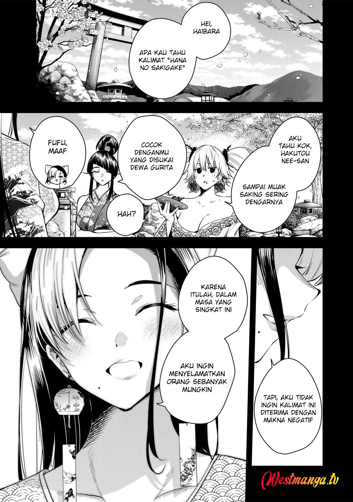 Halaman 9 — Sakigake no Hanamiko Chapter 73
