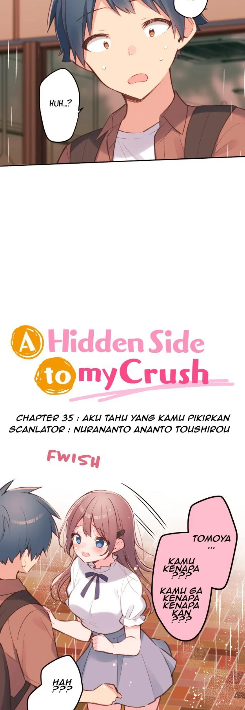 Halaman 4 — Waka-chan Is Flirty Again Chapter 35