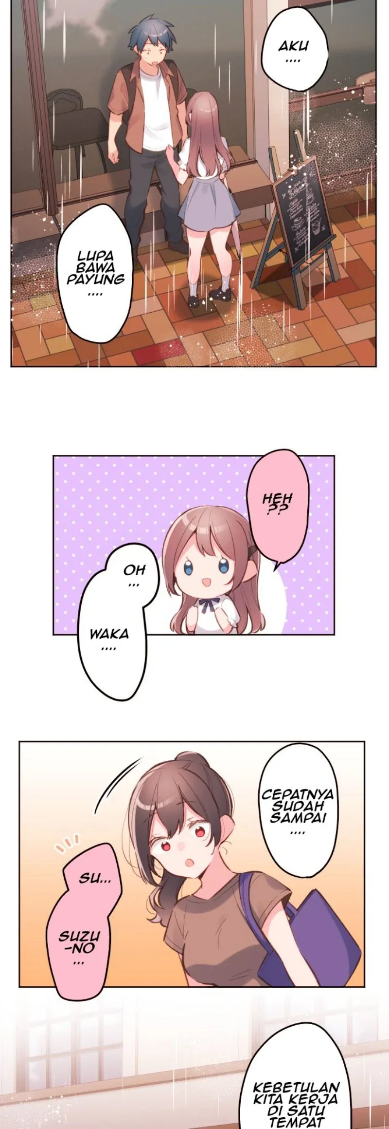 Halaman 7 — Waka-chan Is Flirty Again Chapter 35