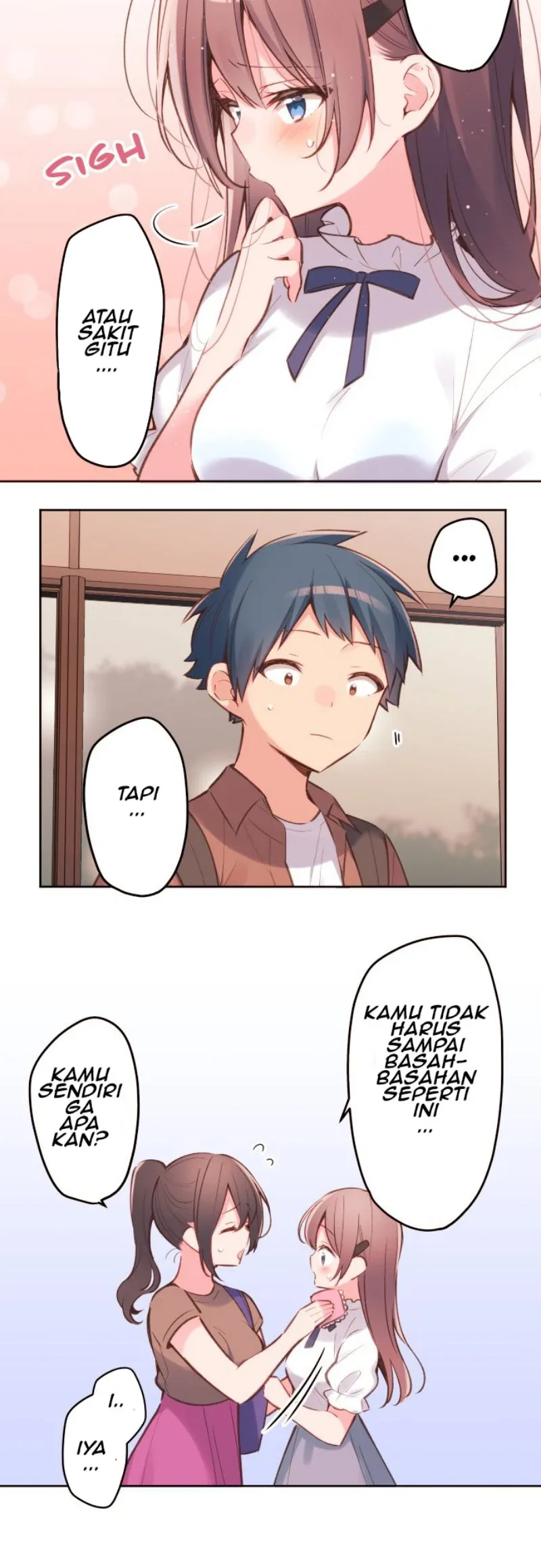 Halaman 9 — Waka-chan Is Flirty Again Chapter 35