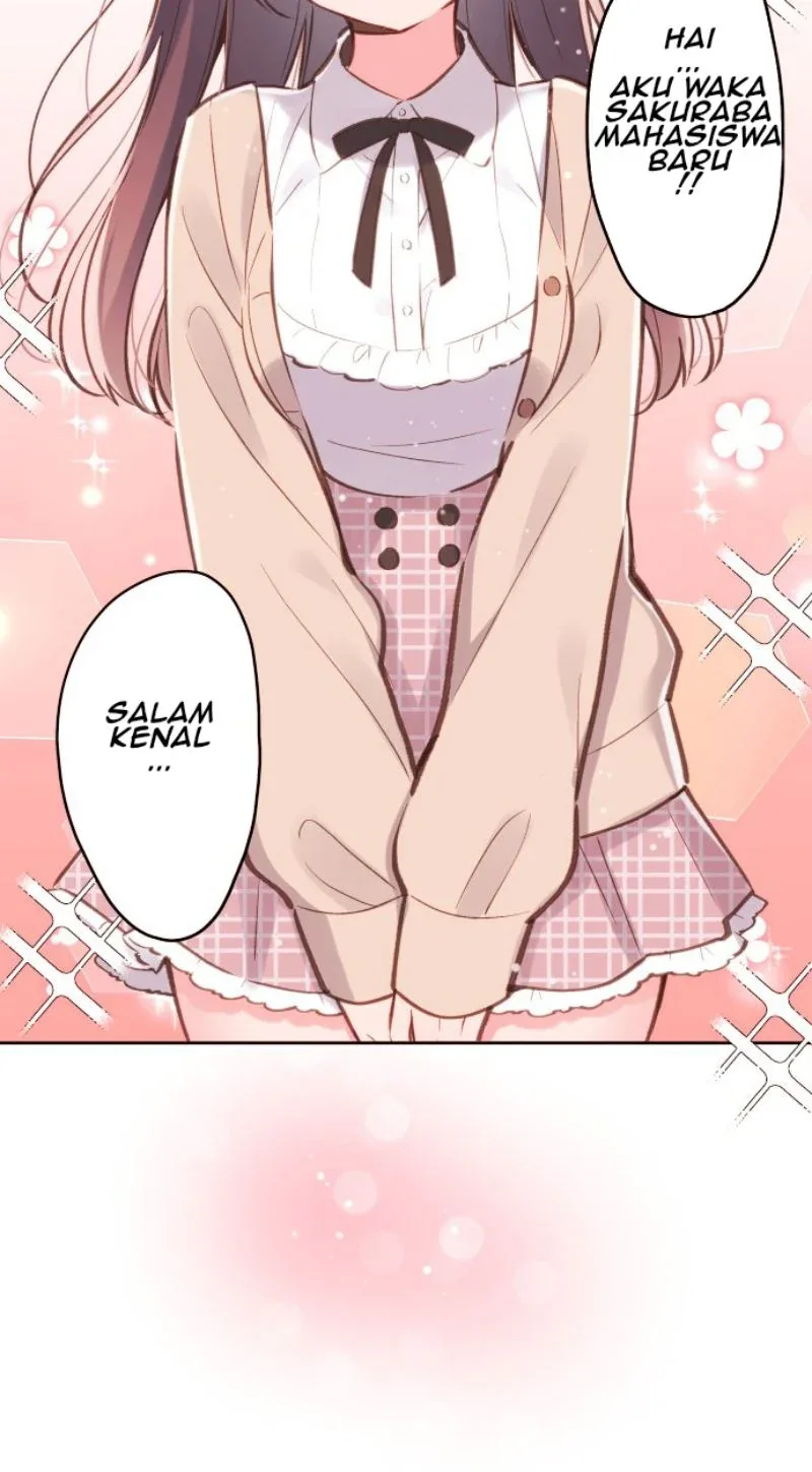 Halaman 19 — Waka-chan Is Flirty Again Chapter 35
