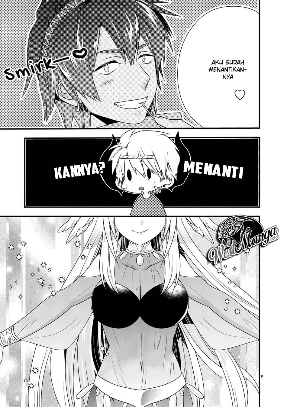 Halaman 9 — Maou desu. Onna Yuusha no Hahaoya to Saikon shita node, Onna Yuusha ga Giri no Musume ni Narimashita. @comic Chapter 29