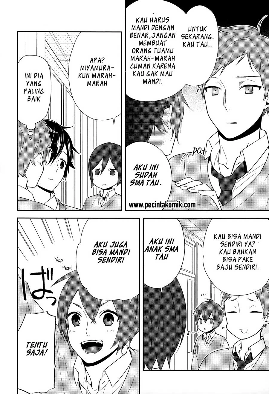 Halaman 8 — Horimiya Chapter 70.7