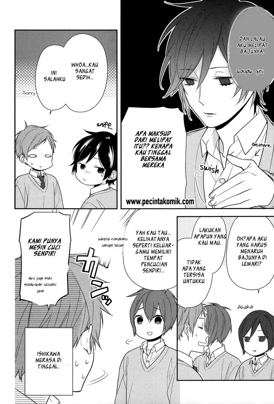 Halaman 10 — Horimiya Chapter 70.7