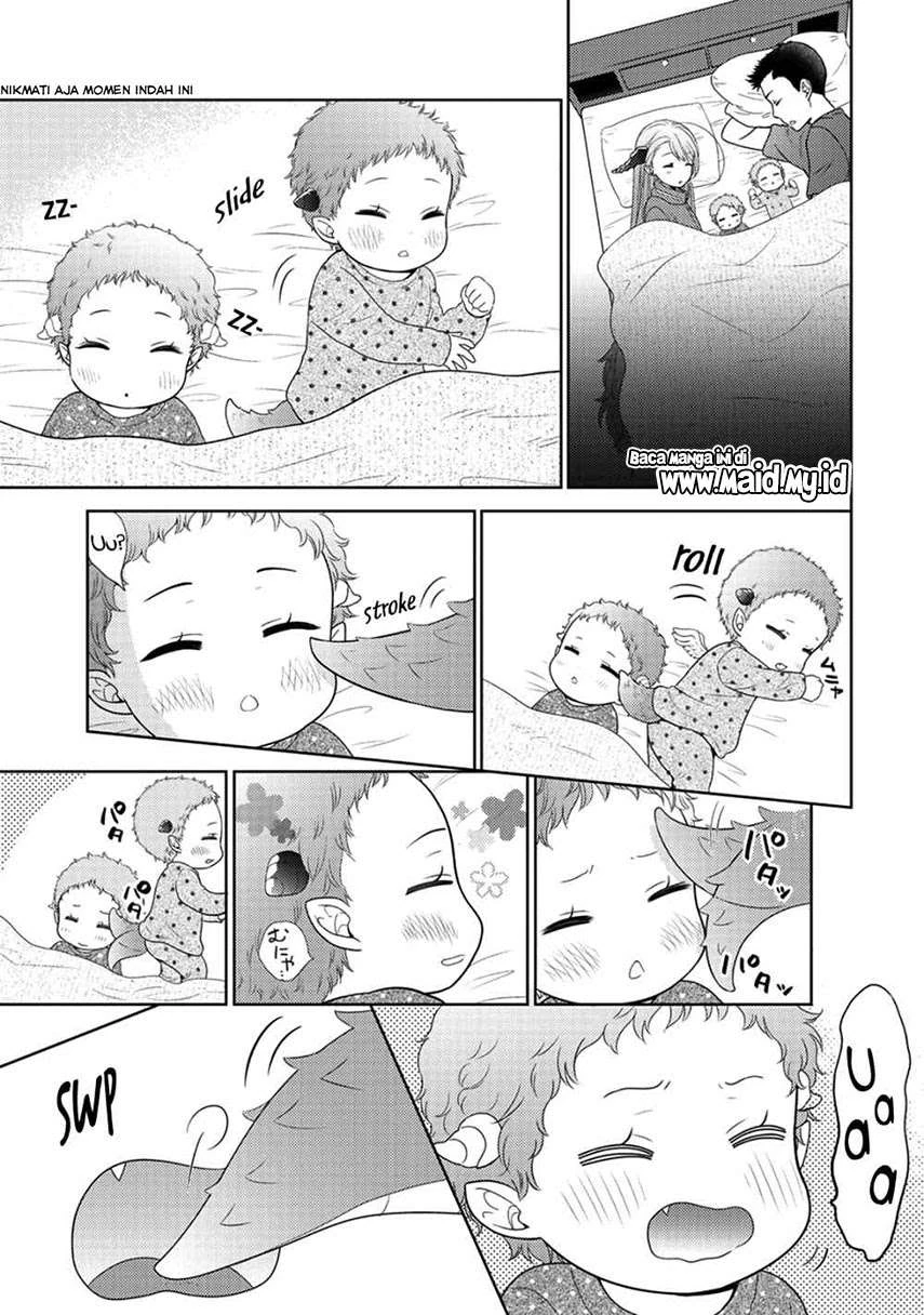 Halaman 12 — Kitaku Tochuu de Yome to Musume ga Dekita n dakedo, Dragon datta. Chapter 9.2