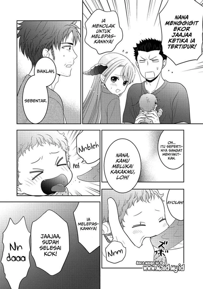 Halaman 17 — Kitaku Tochuu de Yome to Musume ga Dekita n dakedo, Dragon datta. Chapter 9.2
