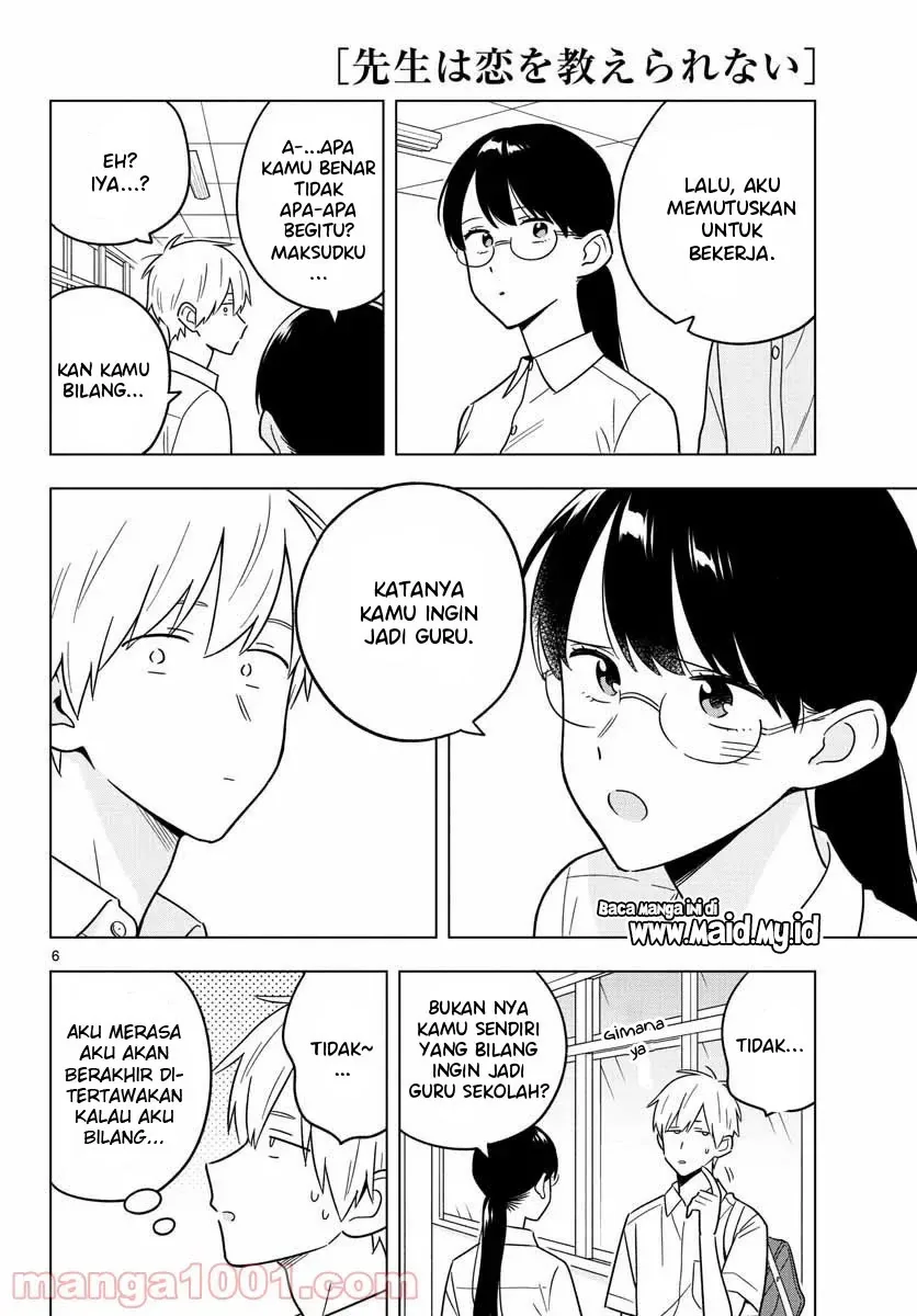 Halaman 8 — Sensei wa Koi wo Oshierarenai Chapter 42