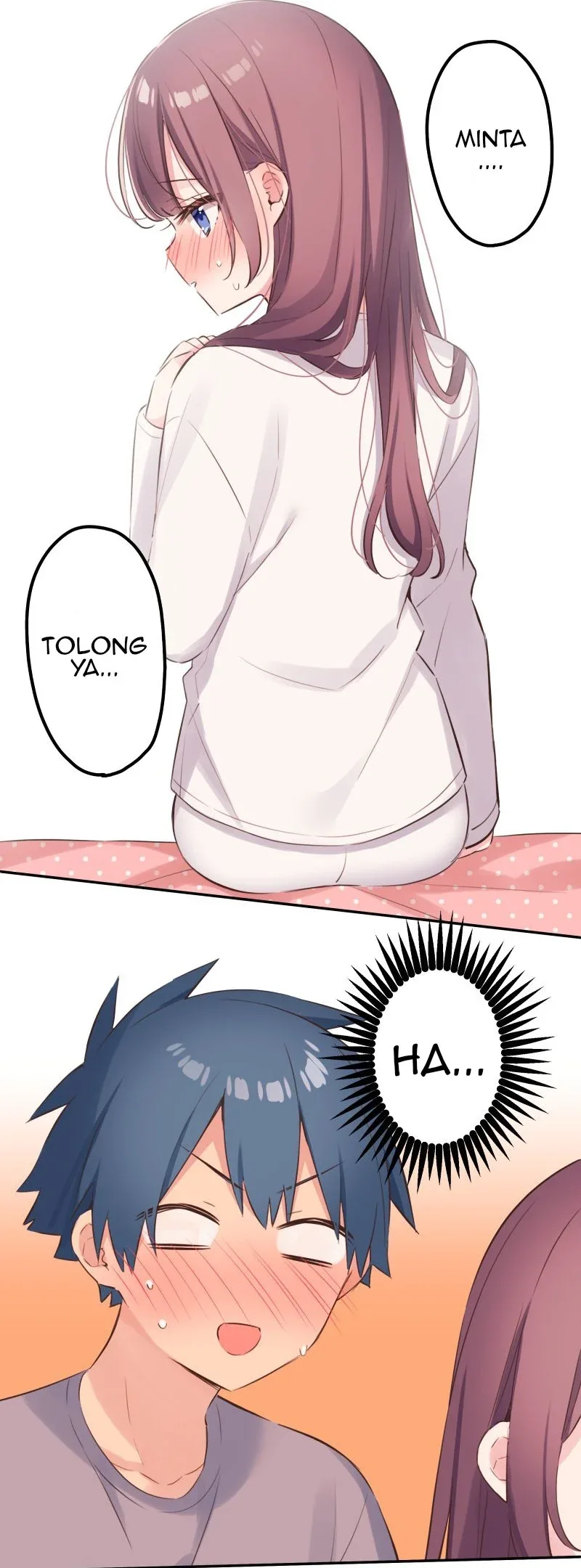 Halaman 4 — Waka-chan Is Flirty Again Chapter 135
