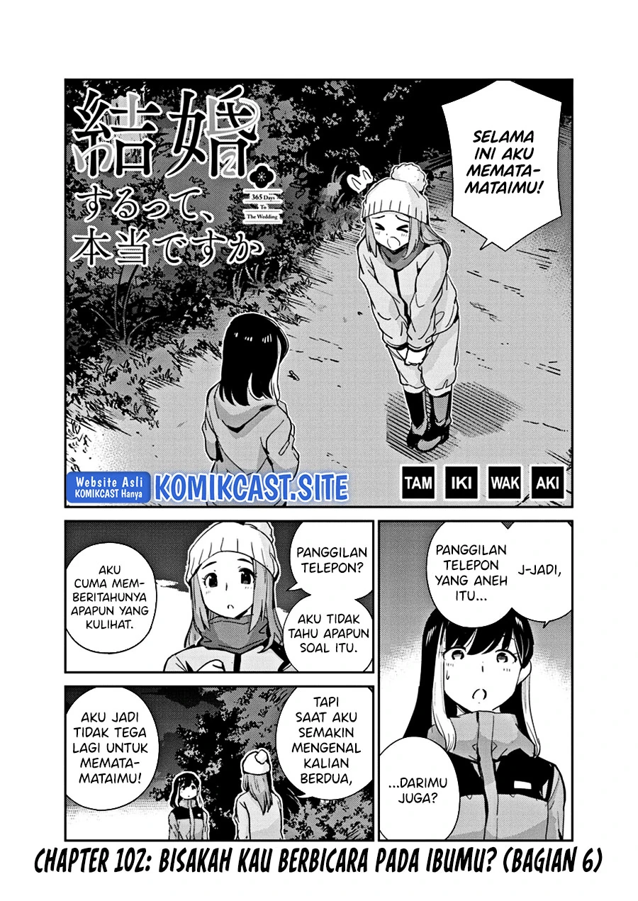 Halaman 3 — Kekkon suru tte, Hontou desu ka Chapter 102