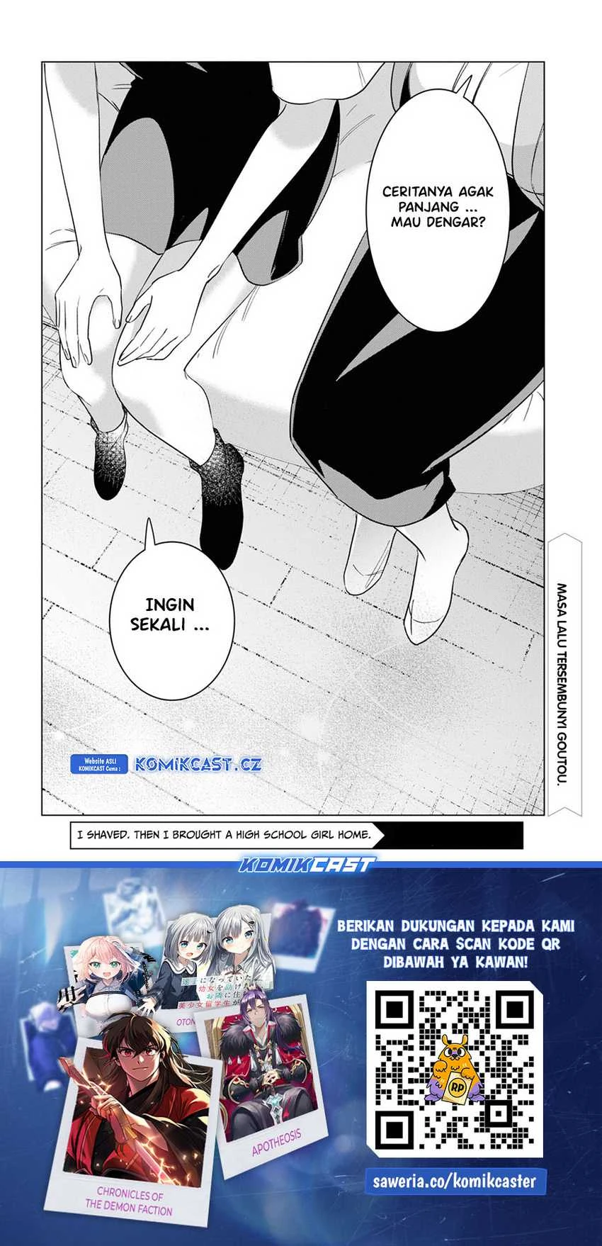 Halaman 39 — Hige wo Soru. Soshite Joshikousei wo Hirou. Chapter 55