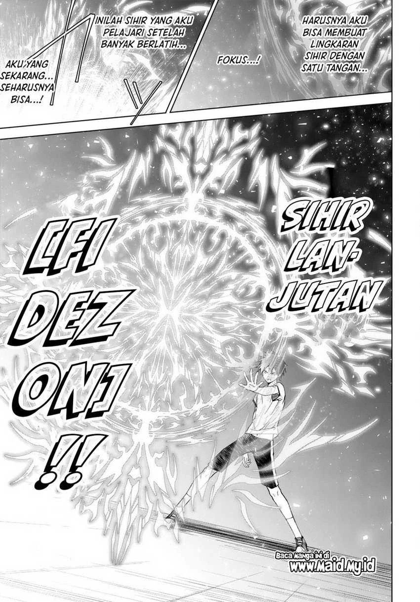 Halaman 15 — Maou Gakuen no Hangyakusha: Jinrui Hatsu no Maou Kouhou, Kenzoku Shoujo to Ouza wo Mezashite Nariagaru Chapter 42