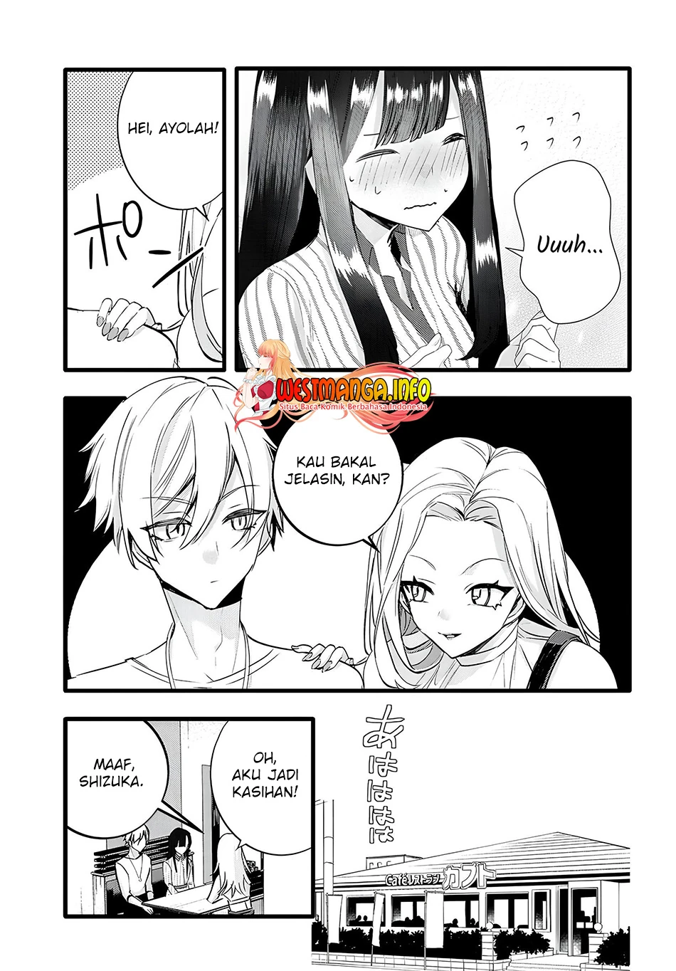 Halaman 3 — Chiteki de Cool na Kouhai Bijo, Ore no Kaineko ni Naru Chapter 19