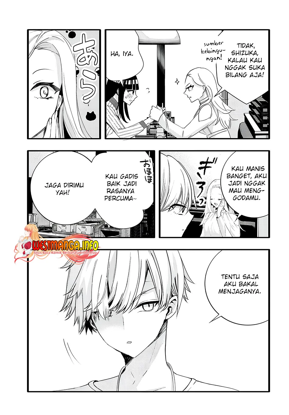 Halaman 5 — Chiteki de Cool na Kouhai Bijo, Ore no Kaineko ni Naru Chapter 19