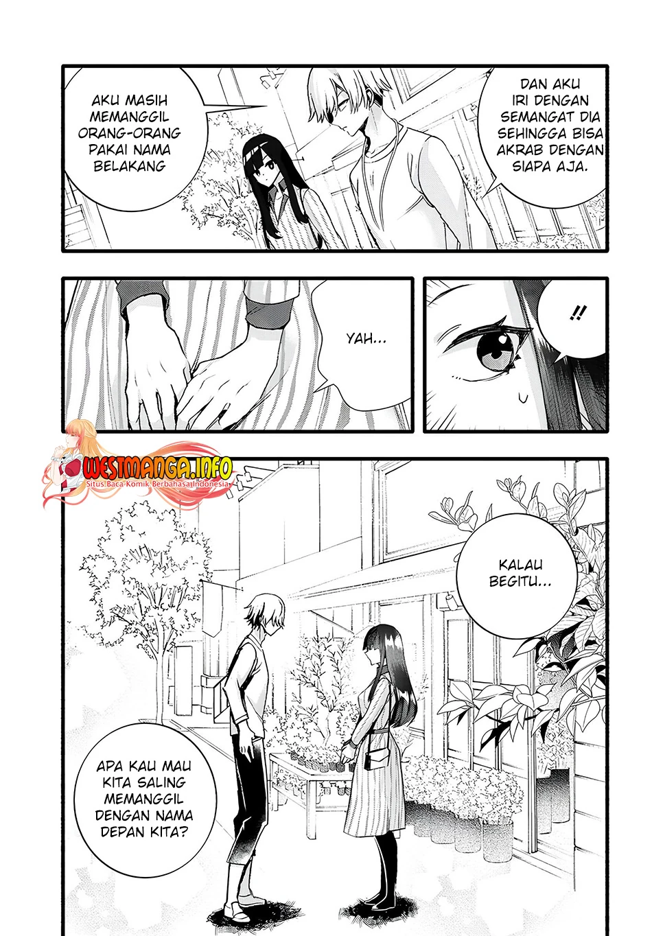 Halaman 6 — Chiteki de Cool na Kouhai Bijo, Ore no Kaineko ni Naru Chapter 19