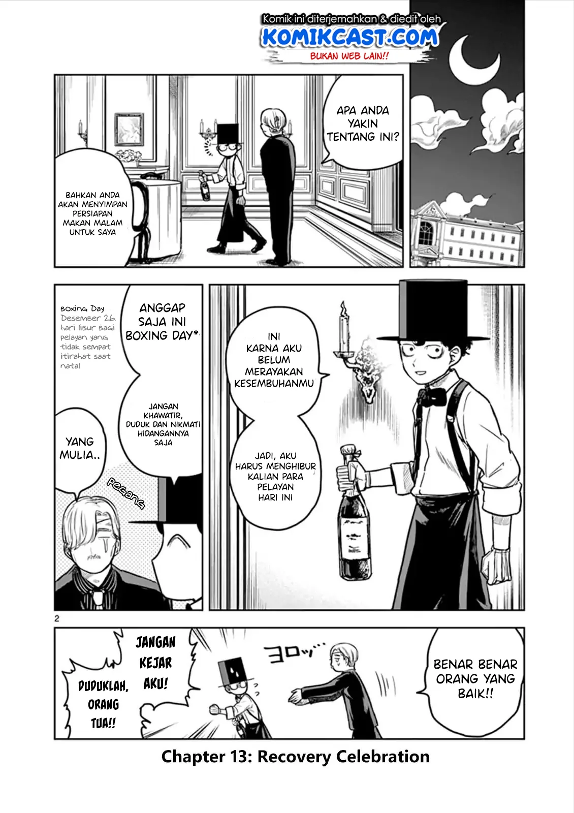 Halaman 3 — Shinigami Bocchan to Kuro Maid Chapter 13