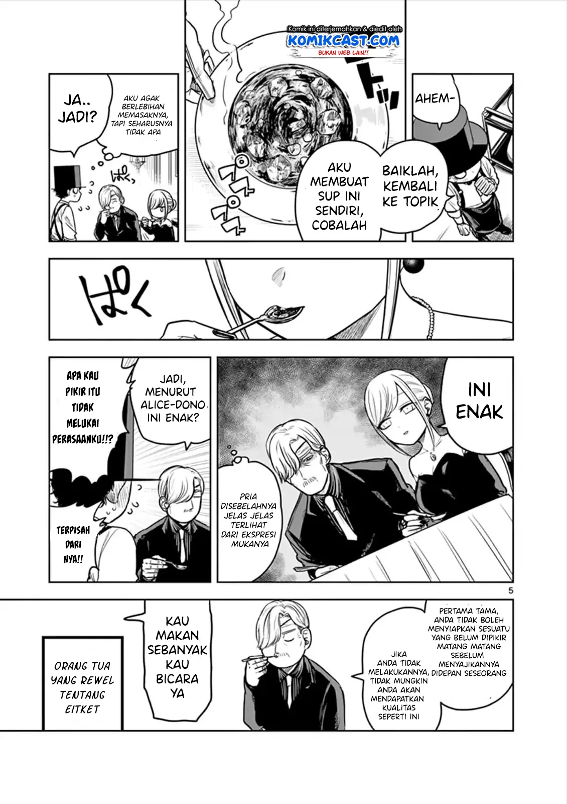 Halaman 5 — Shinigami Bocchan to Kuro Maid Chapter 13