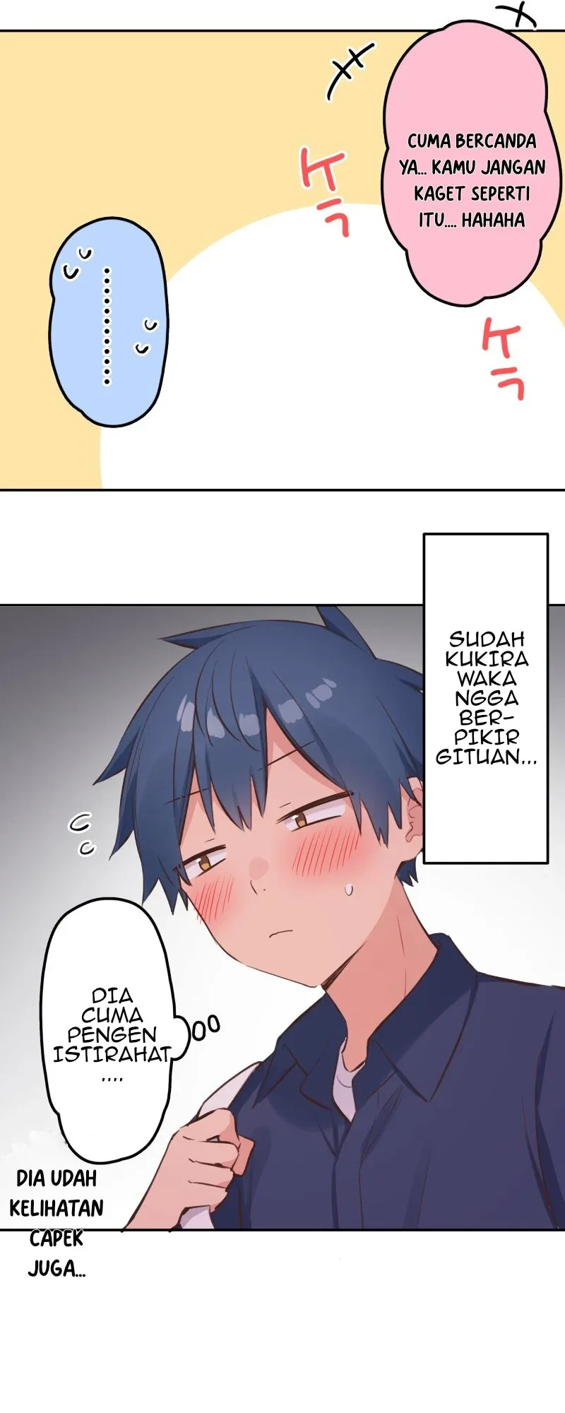 Halaman 17 — Waka-chan Is Flirty Again Chapter 198