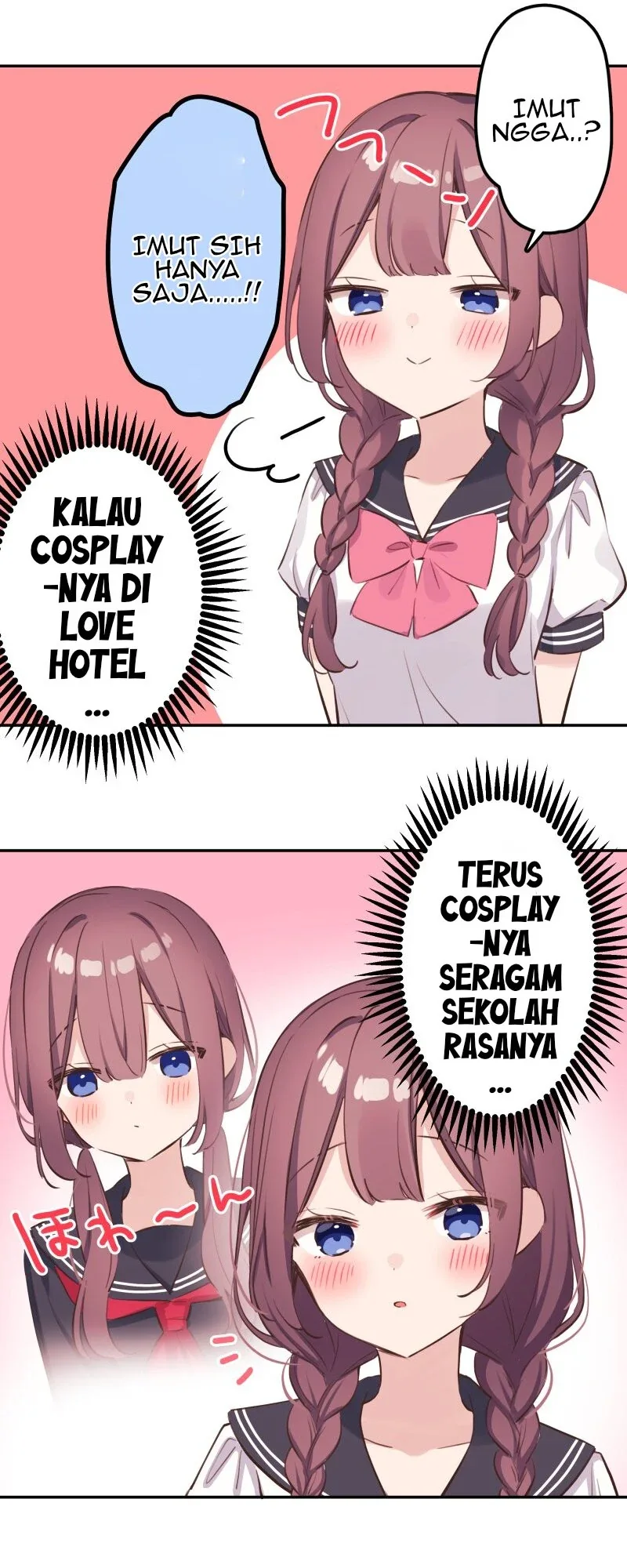Halaman 28 — Waka-chan Is Flirty Again Chapter 198