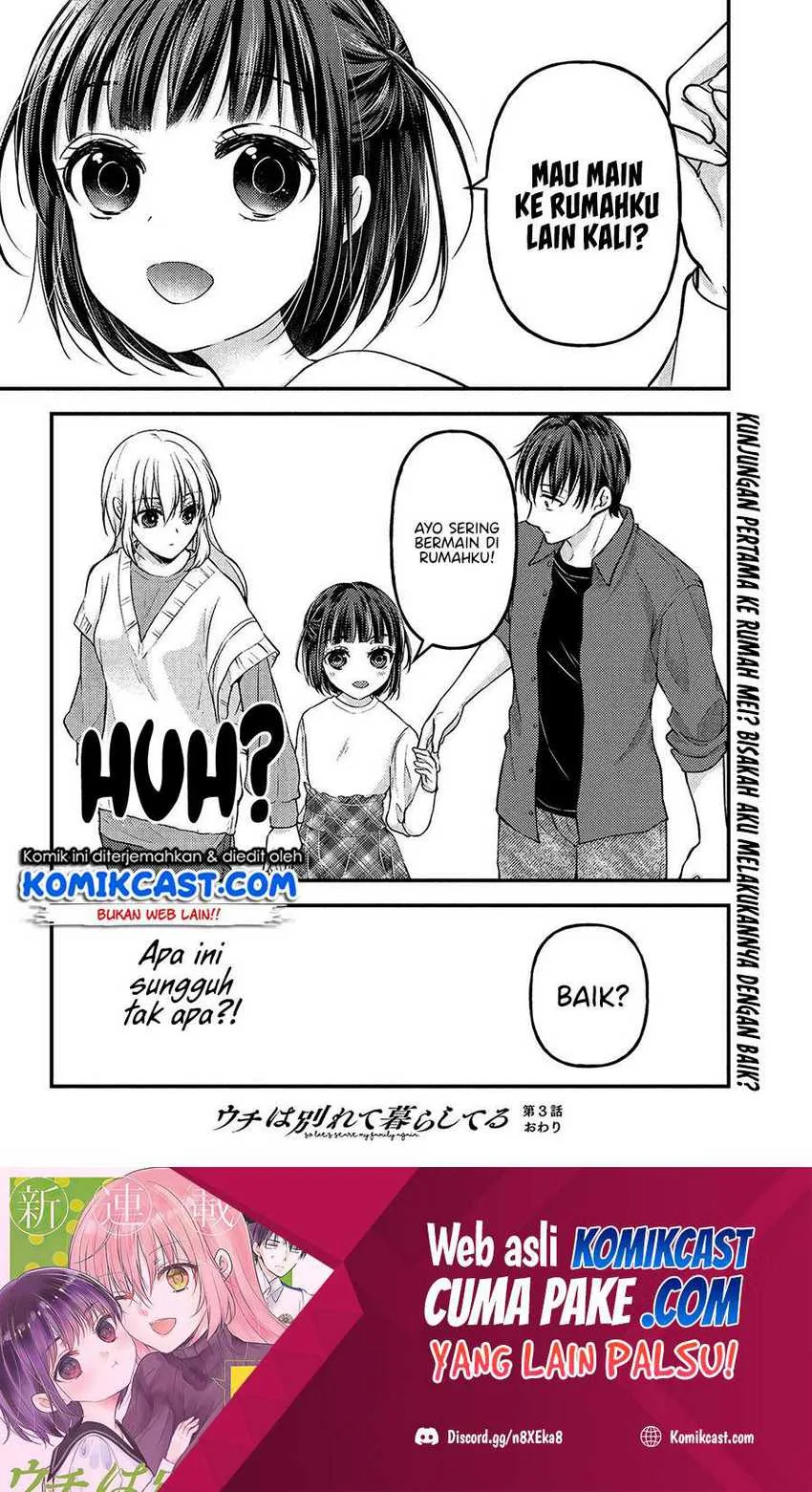 Halaman 28 — Uchi wa Wakarete Kurashiteru Chapter 3