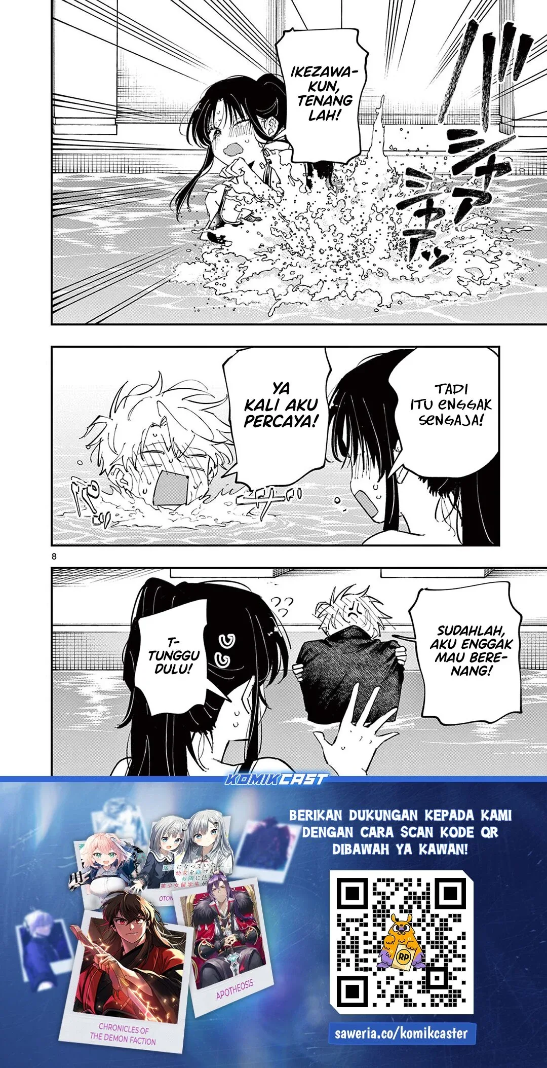 Halaman 9 — Tonari no Seki no Yatsu ga Souiu Me de Mitekuru Chapter 59