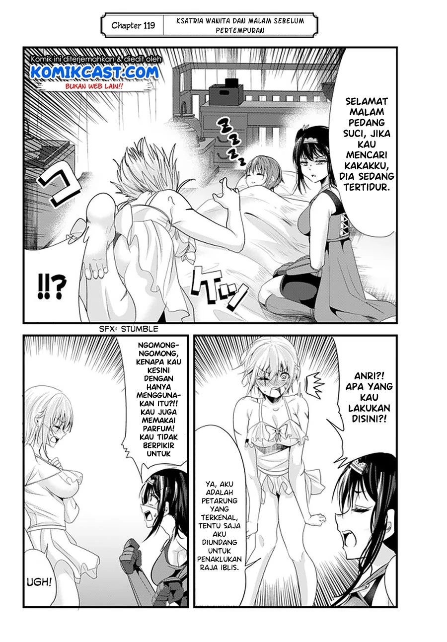 Halaman 3 — Imamade Ichido mo Onnaatsukai sareta Koto ga Nai Onna Kishi wo Onnaatsukai suru Manga Chapter 119