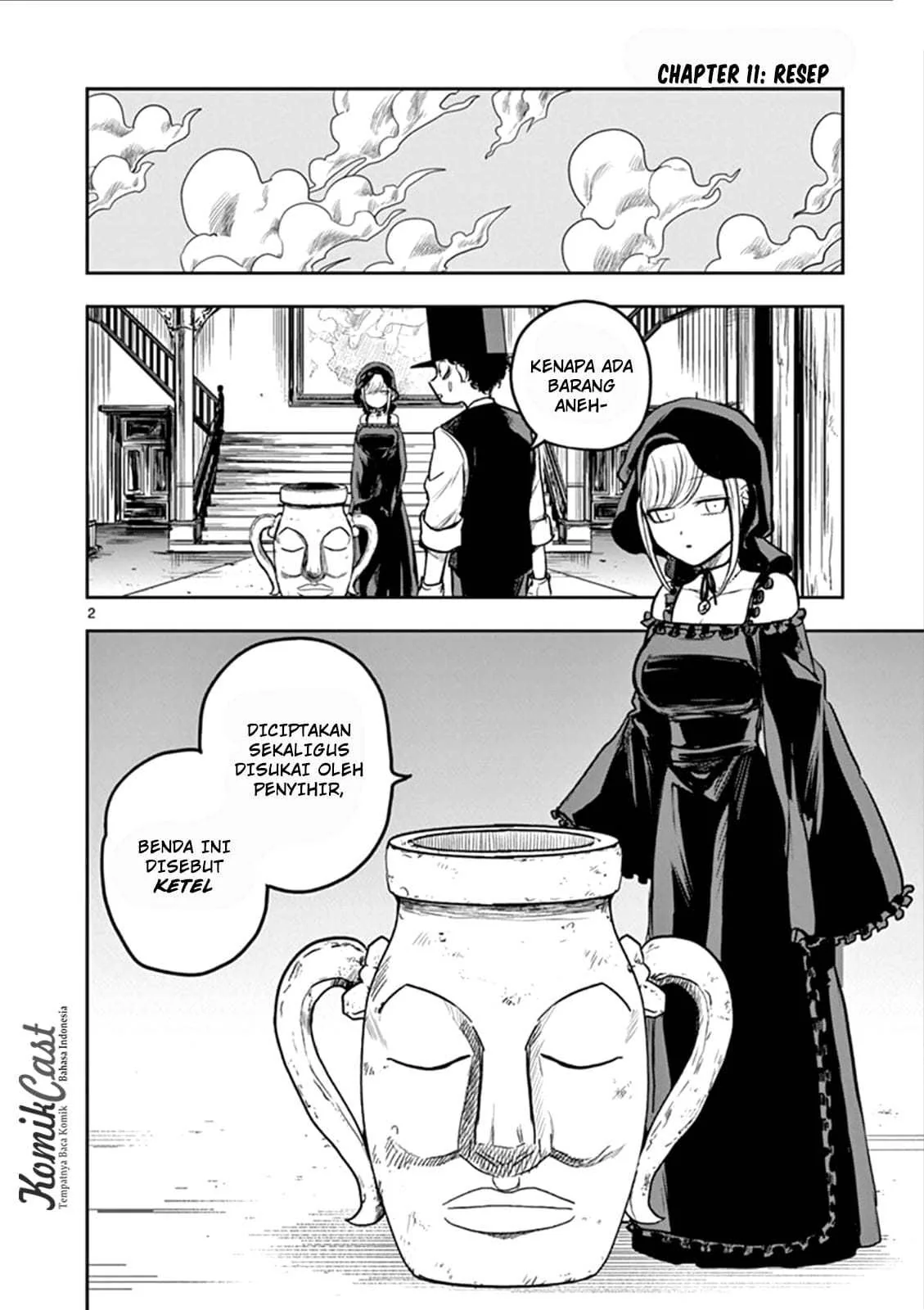 Halaman 3 — Shinigami Bocchan to Kuro Maid Chapter 11