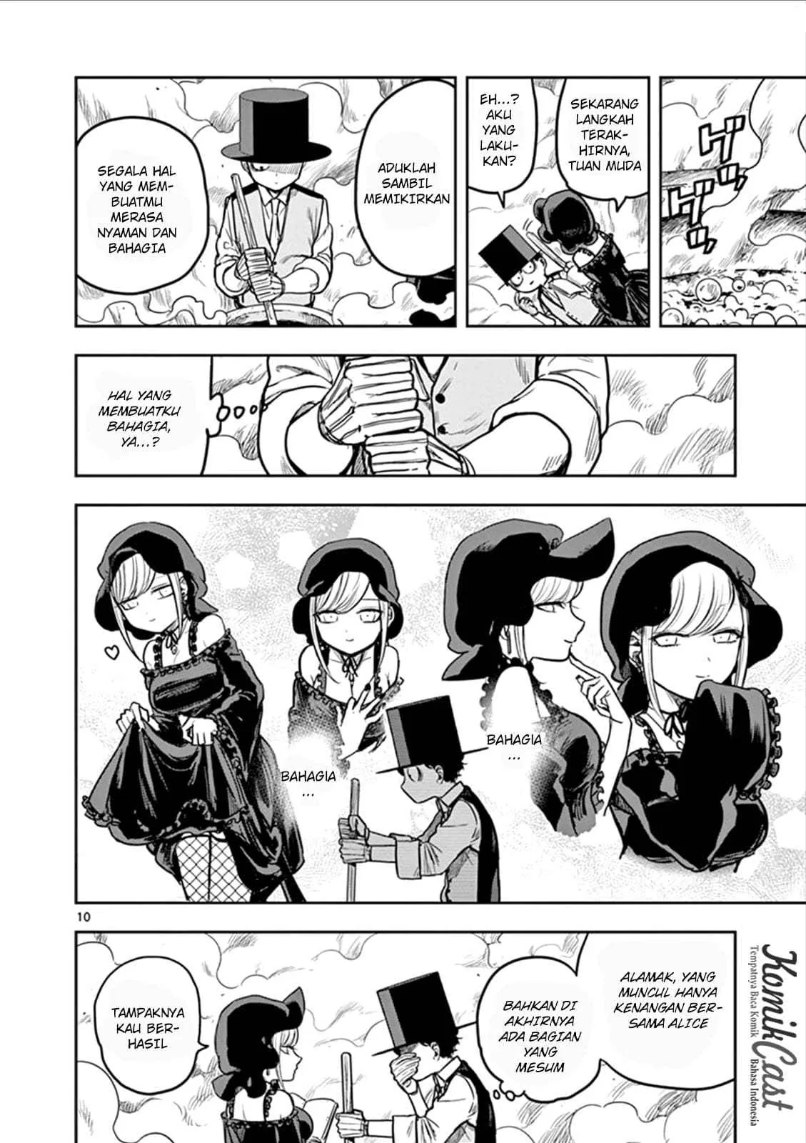 Halaman 10 — Shinigami Bocchan to Kuro Maid Chapter 11