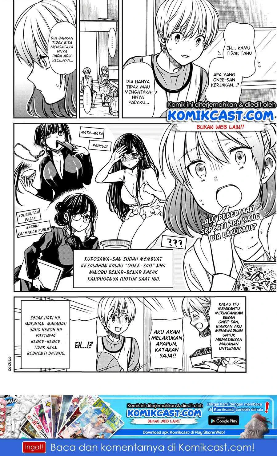 Halaman 4 — Danshi Koukousei wo Yashinaitai Oneesan no Hanashi Chapter 100