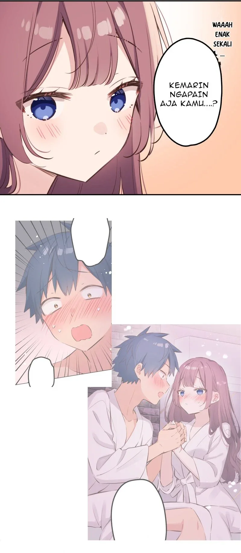 Halaman 6 — Waka-chan Is Flirty Again Chapter 201
