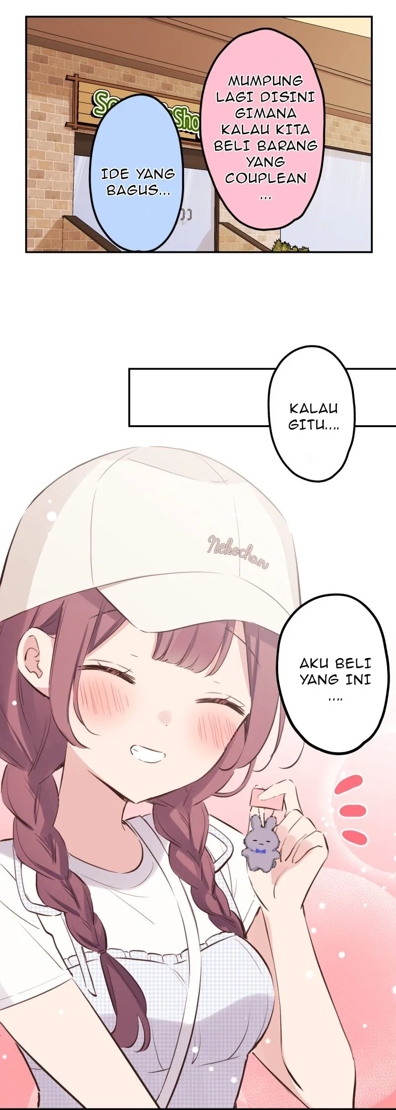 Halaman 35 — Waka-chan Is Flirty Again Chapter 201