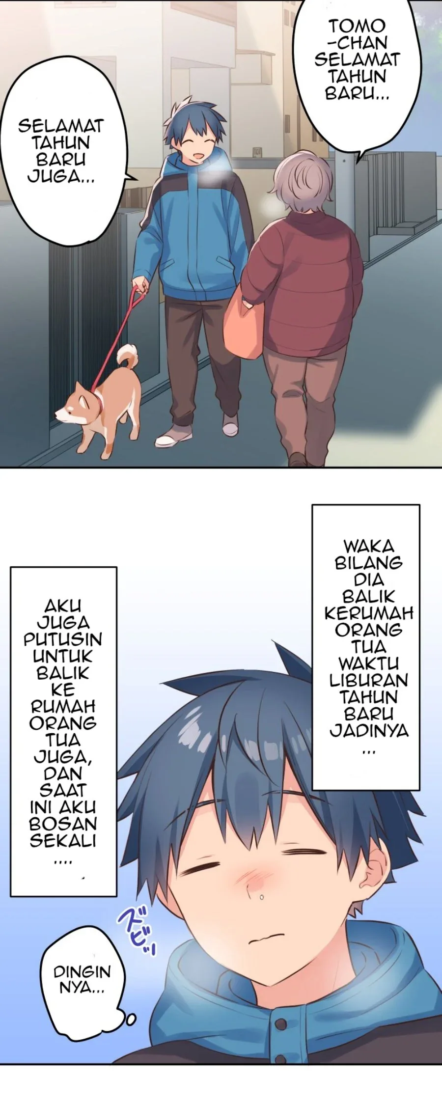 Halaman 3 — Waka-chan Is Flirty Again Chapter 121