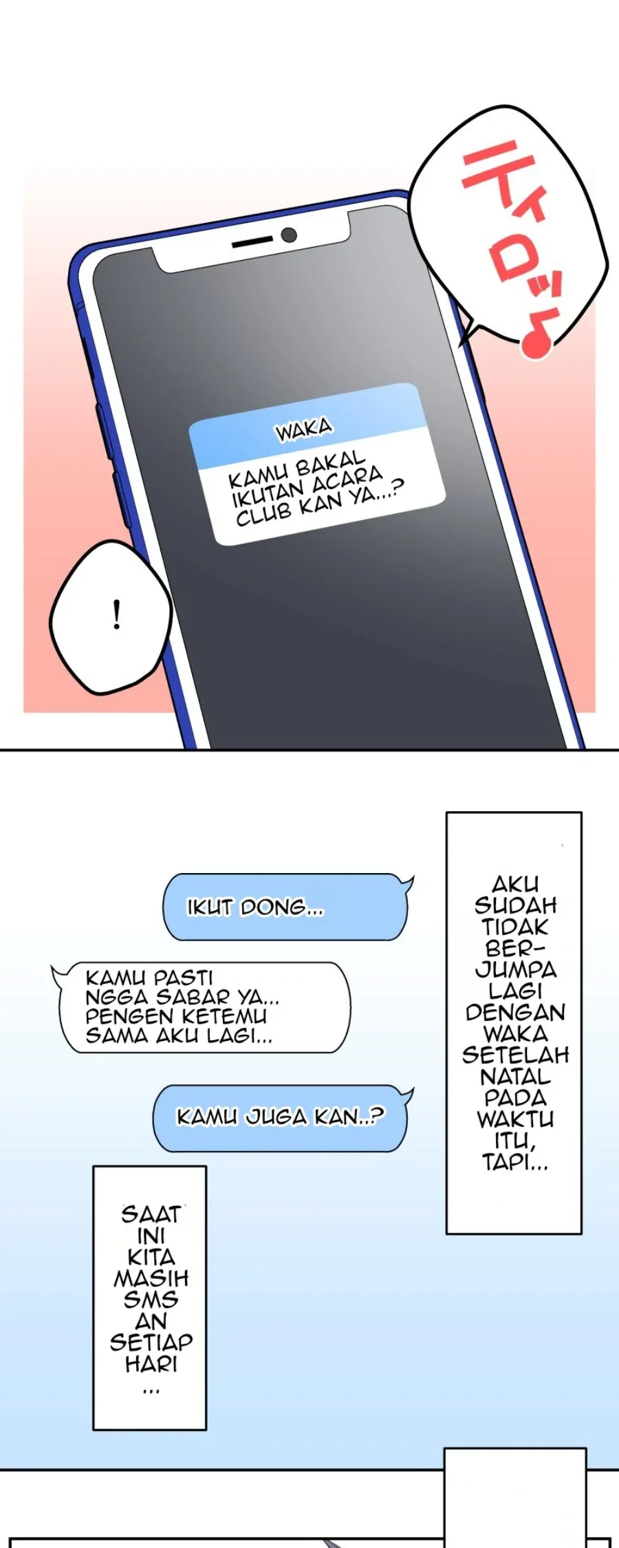 Halaman 4 — Waka-chan Is Flirty Again Chapter 121