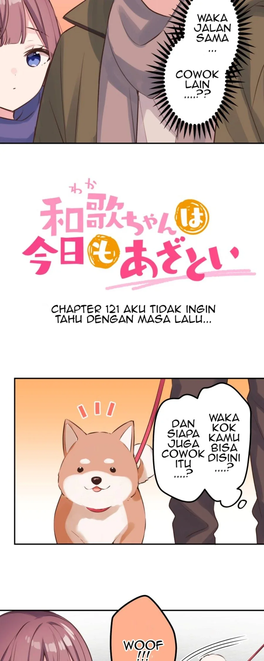 Halaman 9 — Waka-chan Is Flirty Again Chapter 121