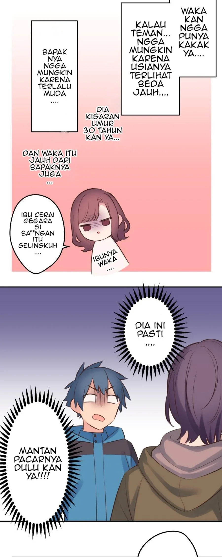 Halaman 18 — Waka-chan Is Flirty Again Chapter 121