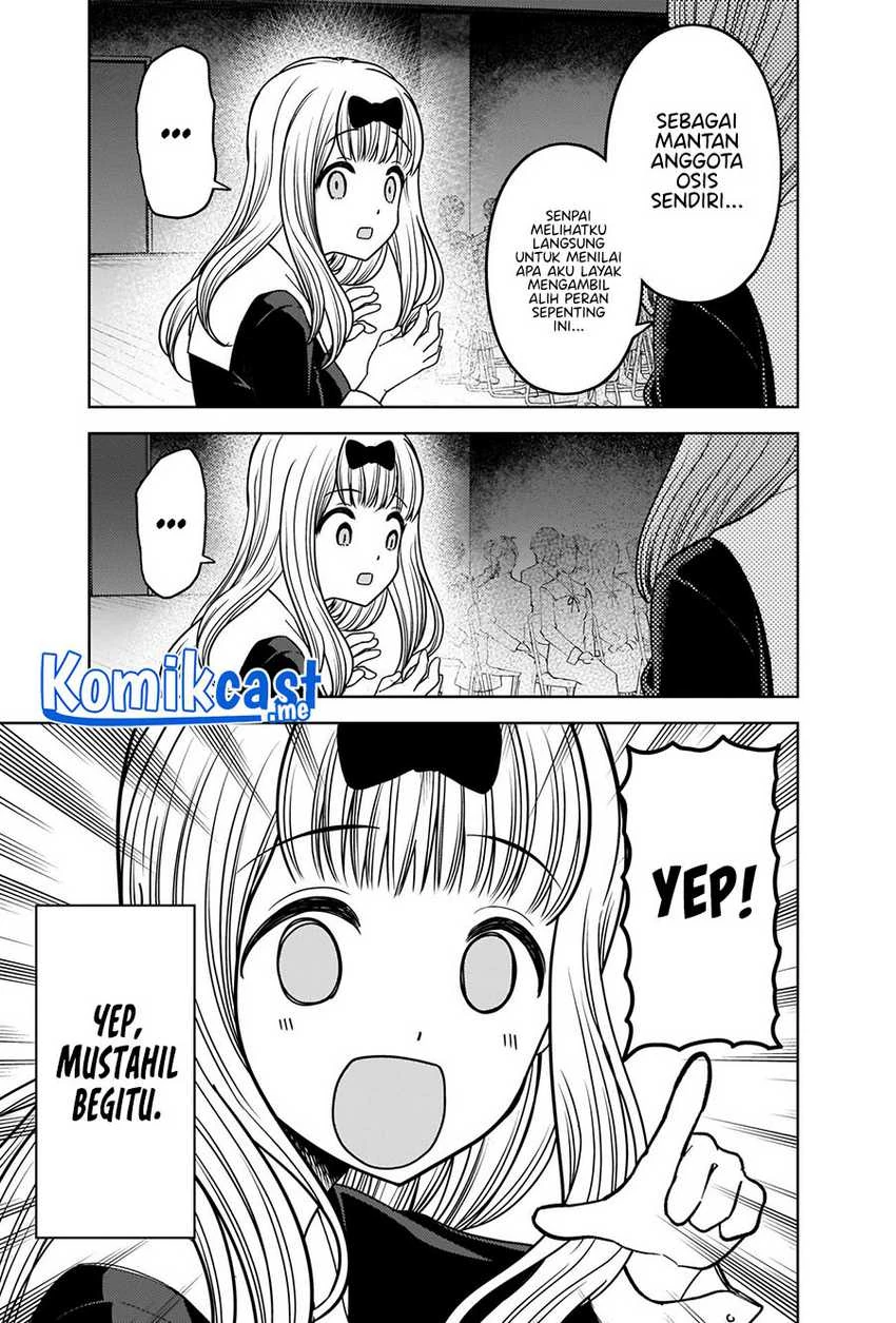 Halaman 7 — Kaguya-sama wa Kokurasetai: Tensai-tachi no Renai Zunousen Chapter 275