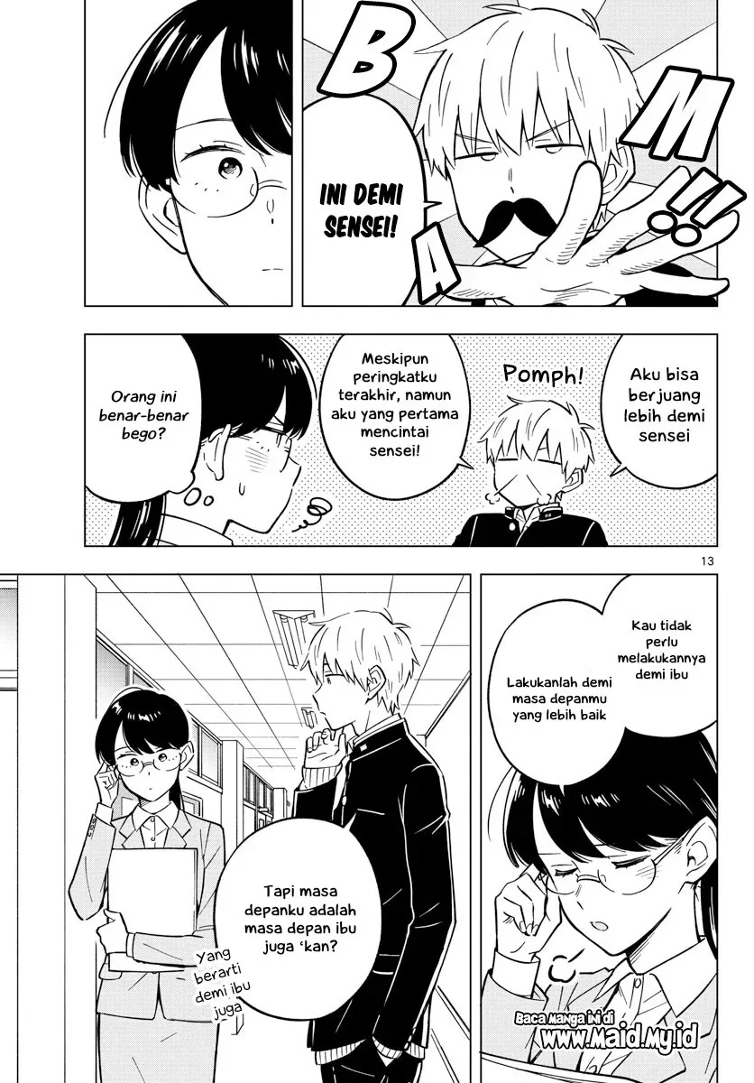 Halaman 17 — Sensei wa Koi wo Oshierarenai Chapter 16