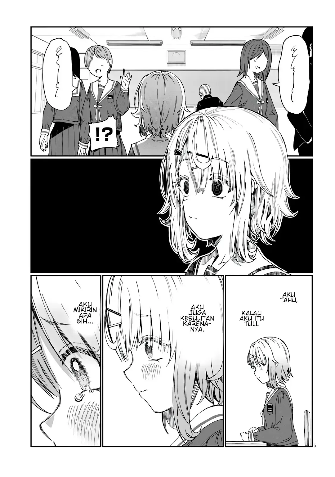 Halaman 4 — Kimi wa Yakamashi Tojite yo Kuchi wo! Chapter 1