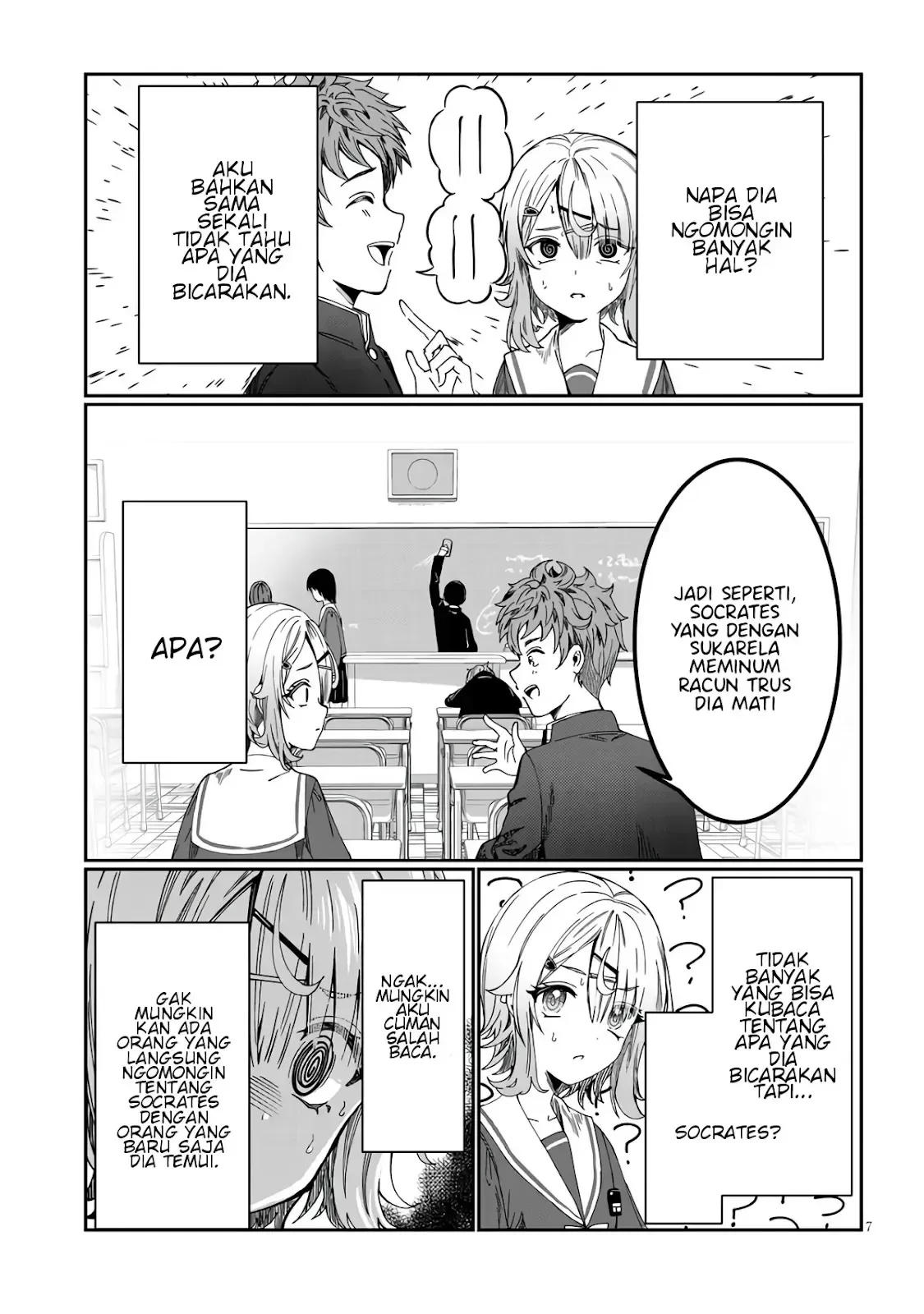 Halaman 6 — Kimi wa Yakamashi Tojite yo Kuchi wo! Chapter 1