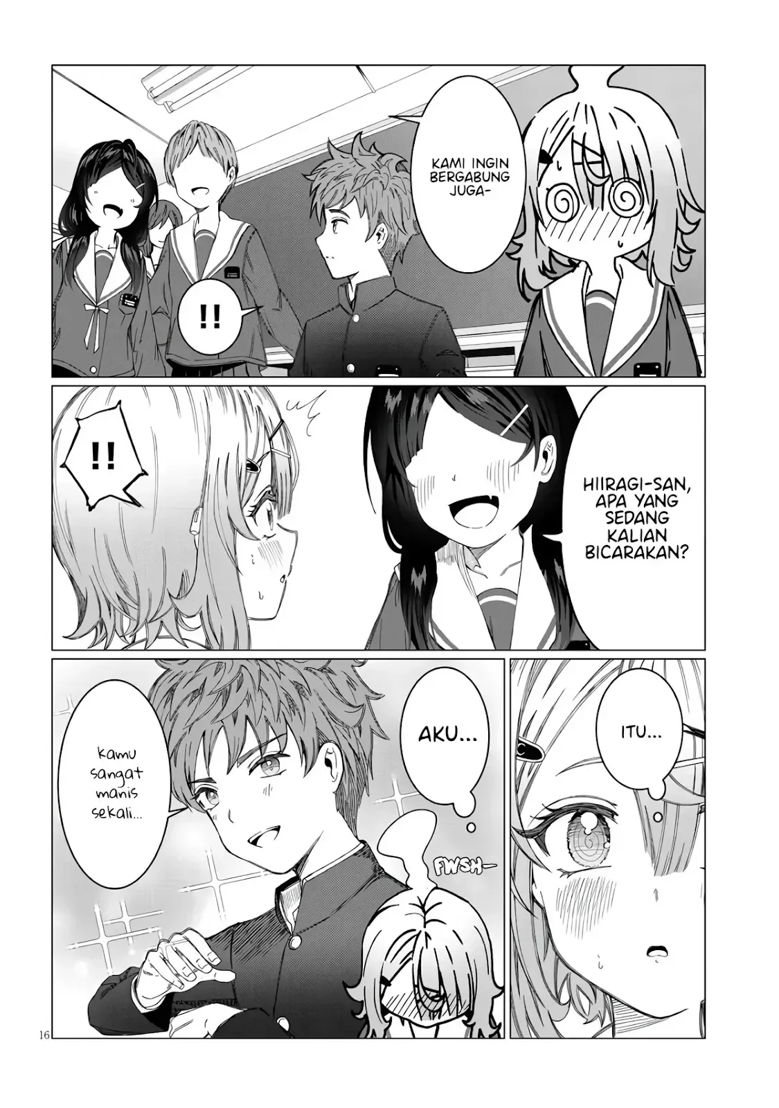 Halaman 14 — Kimi wa Yakamashi Tojite yo Kuchi wo! Chapter 1