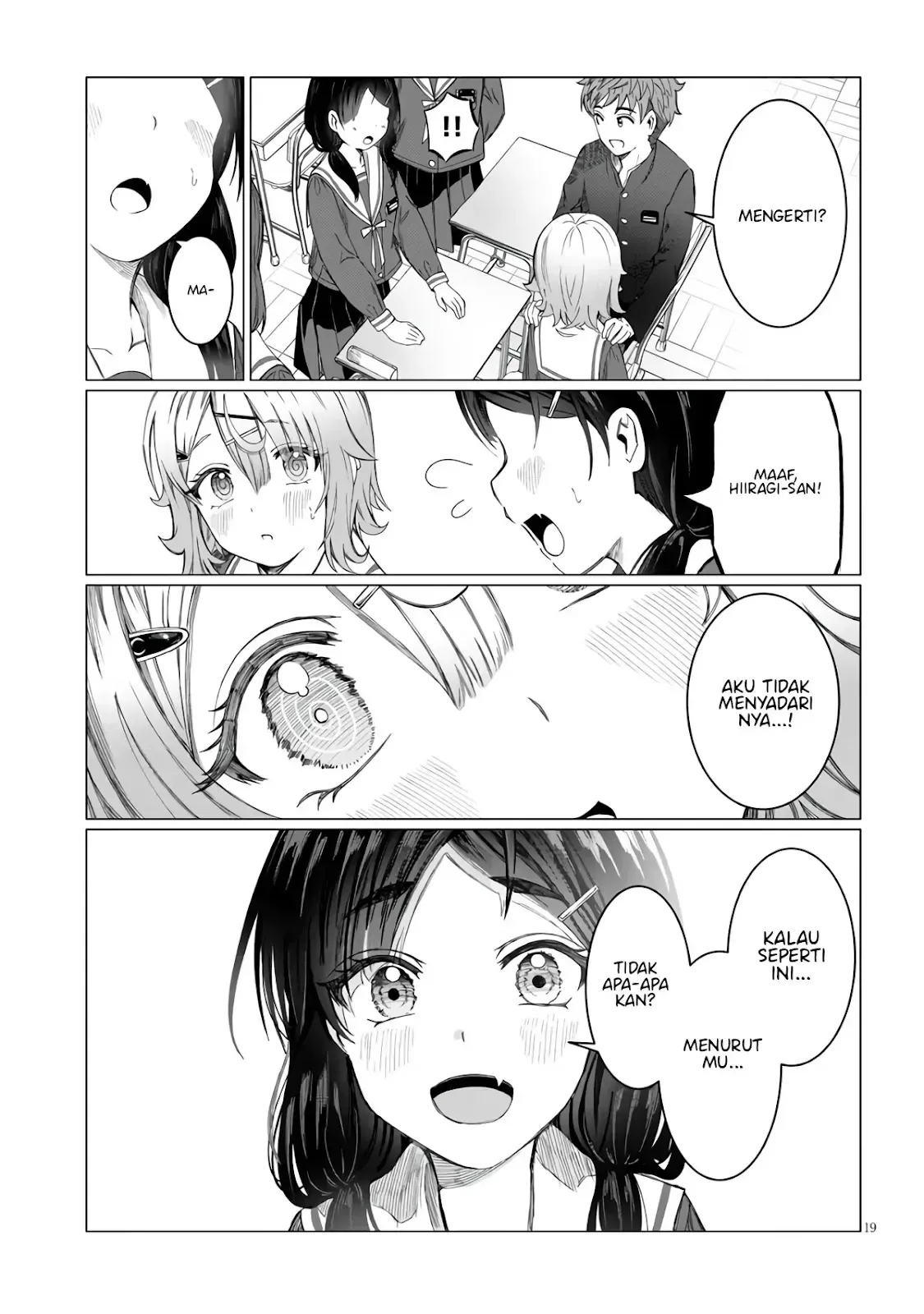 Halaman 17 — Kimi wa Yakamashi Tojite yo Kuchi wo! Chapter 1