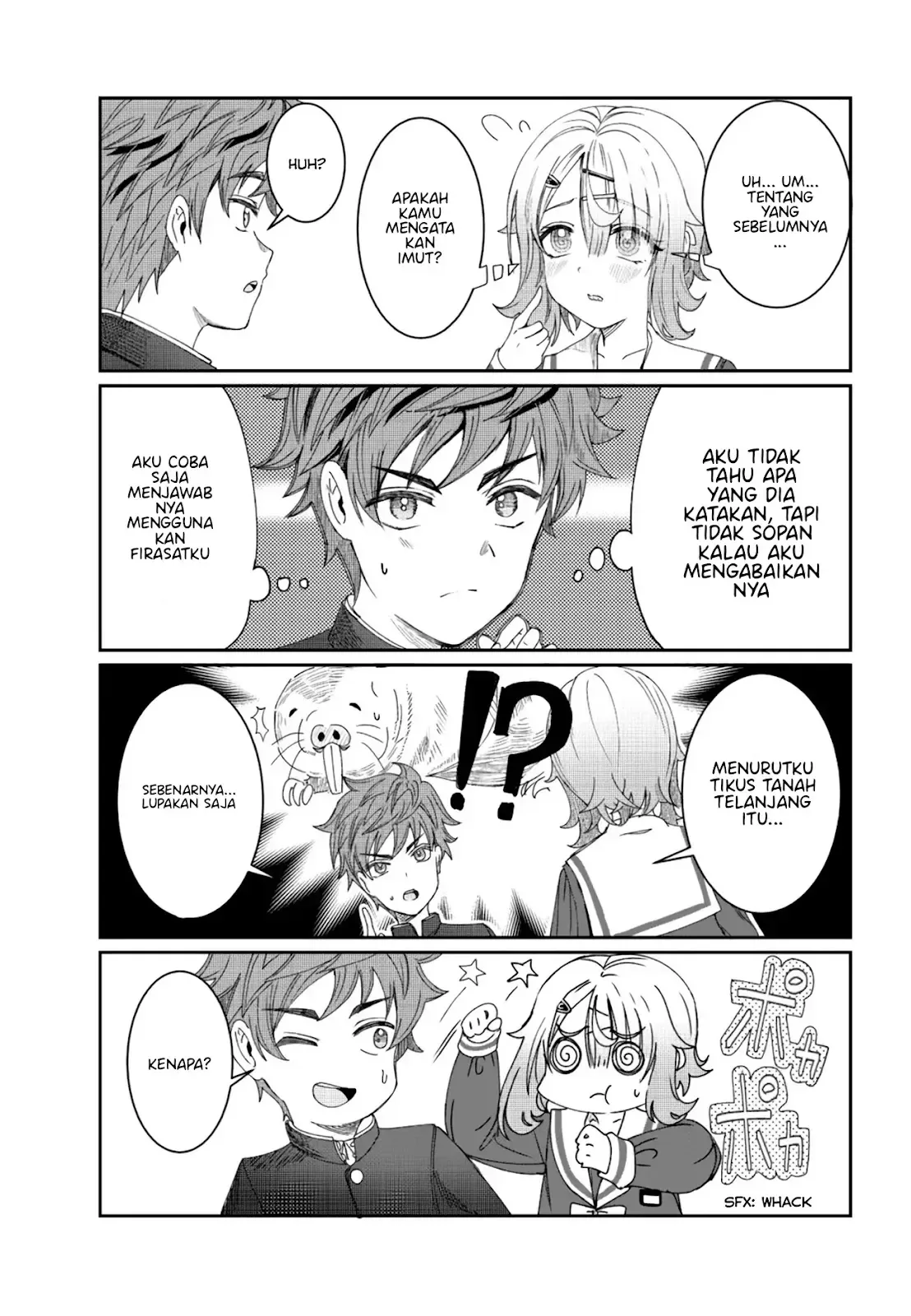 Halaman 21 — Kimi wa Yakamashi Tojite yo Kuchi wo! Chapter 1