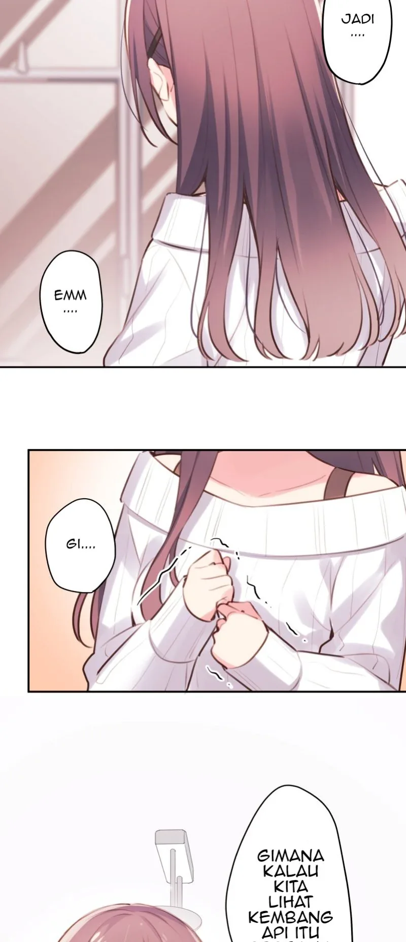 Halaman 3 — Waka-chan Is Flirty Again Chapter 82