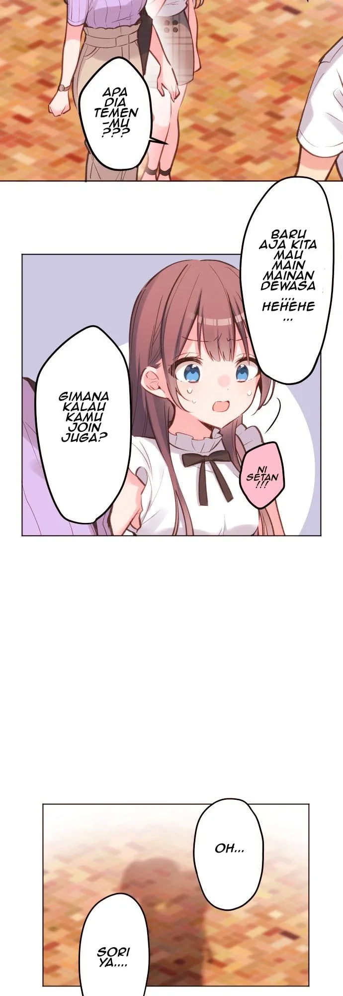 Halaman 18 — Waka-chan Is Flirty Again Chapter 29