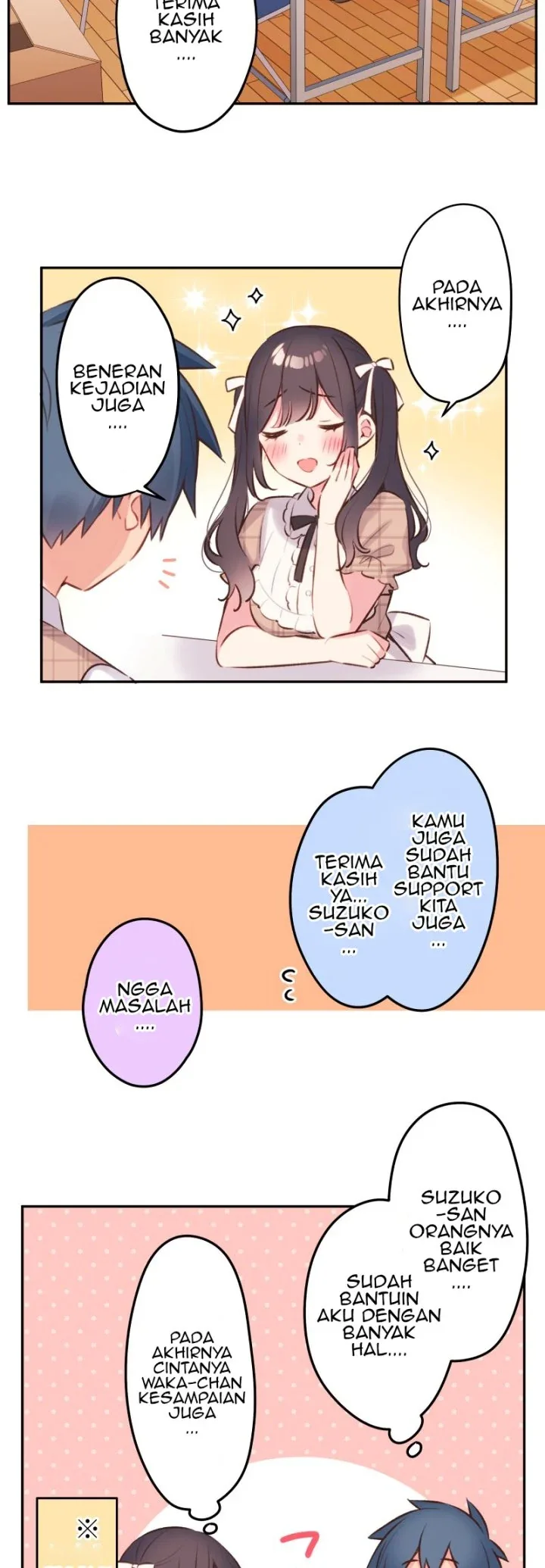 Halaman 4 — Waka-chan Is Flirty Again Chapter 95